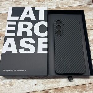 Latercase Carbon Fiber Phone Case Samsung Galaxy S25 Plus Classic  Thin Open Box